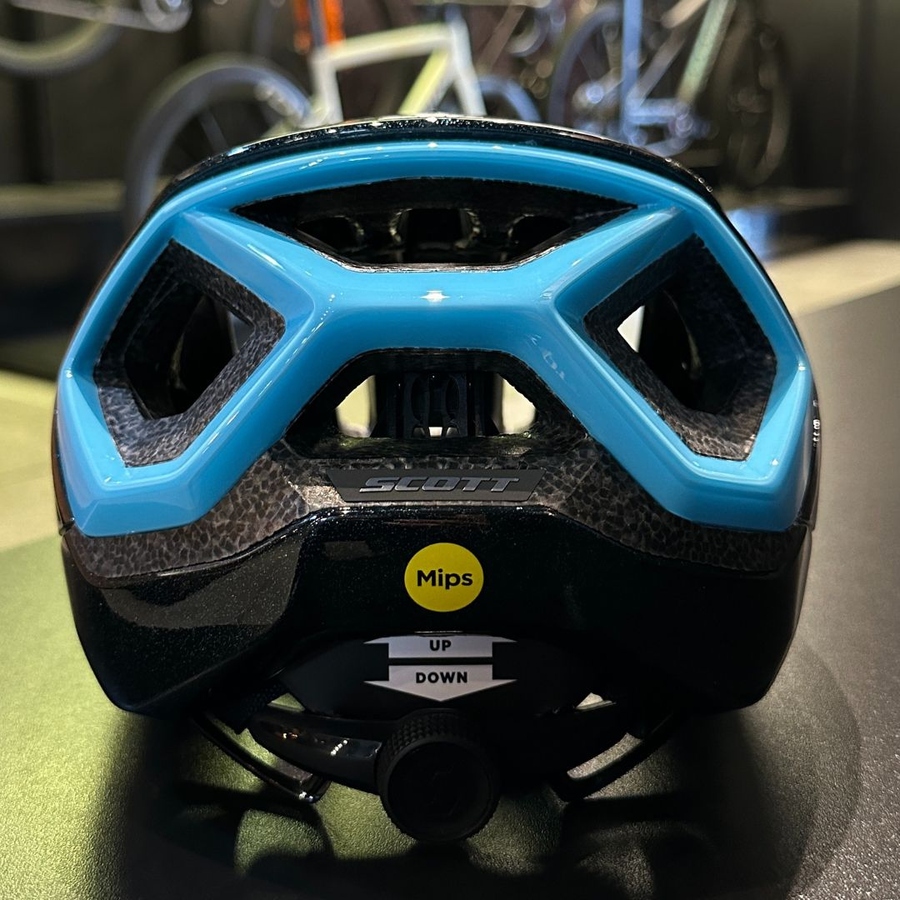 Capacete Scott Centric Plus MIPS Preto e Azul