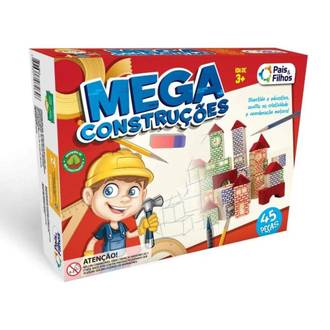 MEGA CONSTRUCOES MADEIRA 7394 - 45 PCS - UN - PAIS E FILHOS