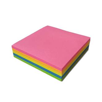 BLOCO ADESIVO 202F - 76X76MM - C/5 - NEON - UN - COLACRIL