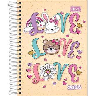 AGENDA ESPIRAL SPICE FEMININA M3 - DIARIA - 393720 - UN - TILIBRA
