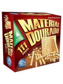 MATERIAL DOURADO MADEIRA 2922 - 111 PCS - UN - PAIS E FILHOS