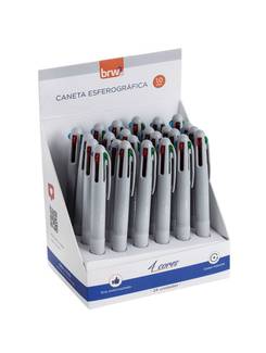 CANETA RETRATIL 4 CORES 1.0 MM - CA0520 - DPL 24 - BRW