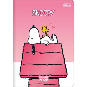 AGENDA COSTURADA SNOOPY M7 - PLANNER - UN - TILIBRA