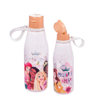 GARRAFA ABRE FACIL 530ML - PRINCESAS - 14470 - UN - PLASUTIL