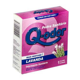 PEDRA SANITARIA 40G C/ GANCHO  - LAVANDA - UN - Q-ODOR