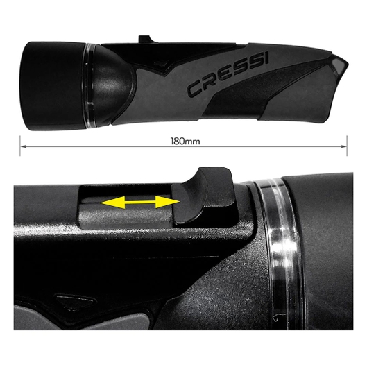 LANTERNA LUMIA MAGNÉTICA LED CRESSI CINZA