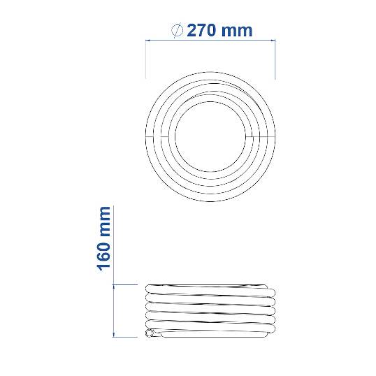 MANGUEIRA DE JARDIM TRAMONTINA COM ENGATES ROLO 30 M 79172 - VERDE FLEX