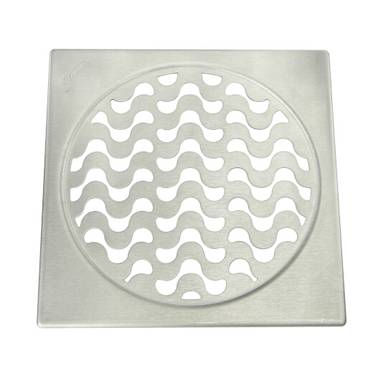 GRELHA INOX COPACABANA AMANCO 100 MM QUADRADA