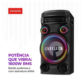 CAIXA DE SOM BT 1600W - TORRE - AWS-T1W02 - PRETO - UN - AIWA