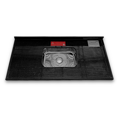 PIA DE GRANITO L.A. STANDARD PRETO SÃO GABRIEL 1,50 m x 0,56 m