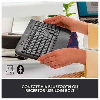 TECLADO S/FIO BT SIGNATURE K650 - 920 - 010911 - PRETO - UN - LOGITECH
