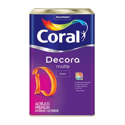 TINTA DECORA MATE FO BCO NEVE 18L