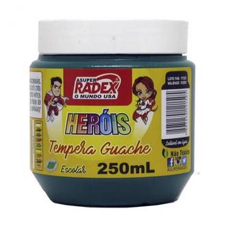 TINTA GUACHE 250ML  - VERDE - UN - RADEX