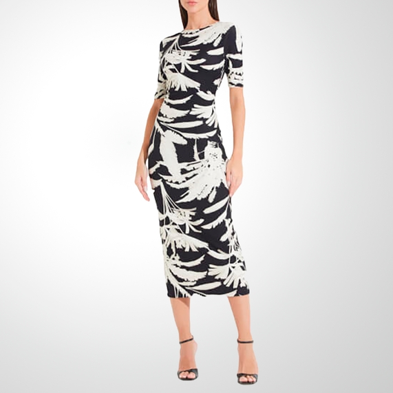 VESTIDO FORUM CASUAL ESTAMPADO