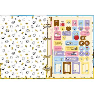 CADERNO ARGOLADO COLEGIAL 80FLS - 351377 - SNOOPY - UN - TILIBRA