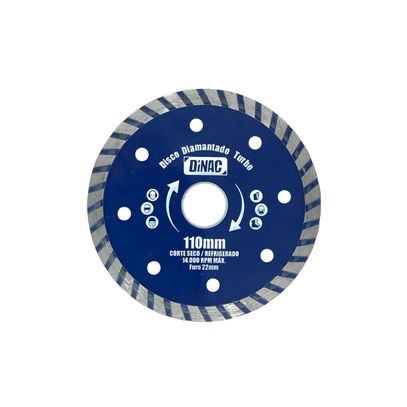 DISCO DIAMANTADO DINAC 110mm TURBO