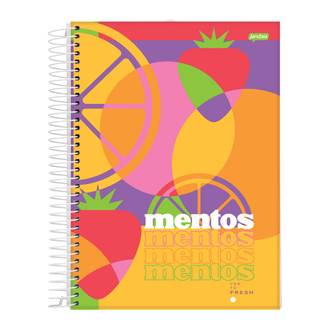 CADERNO UNIV CAPA DURA 10X1 160FLS - MENTOS - UN - JANDAIA