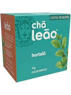 CHA HORTELA C/10 10G - UN - LEAO