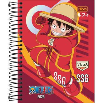 AGENDA ESPIRAL ONE PIECE M4 - DIARIA - 393878 - UN - TILIBRA