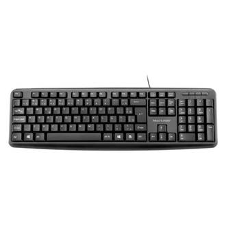 TECLADO C/FIO USB SLIM TC065 - SILENCIOSO - PRETO - UN - MULTILASER