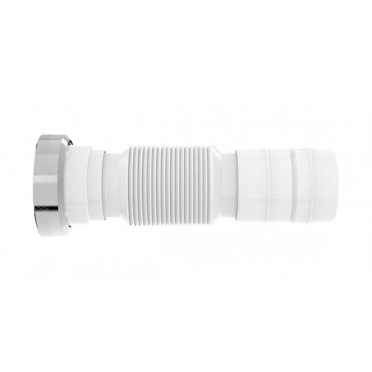 SIFÃO TUBO EXTENSÍVEL PARA VÁLVULA DE DESCARGA 1.1/2 BRANCO BLUKIT REF. 030120