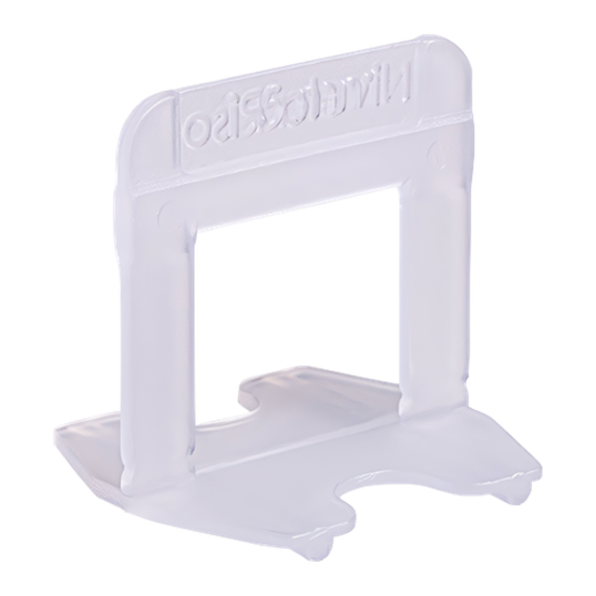 BASE NIVELA PISO FLEX MOLDIMPLAS TRANSPARENTE - PACOTE COM 50 UNIDADES 1.5 MM