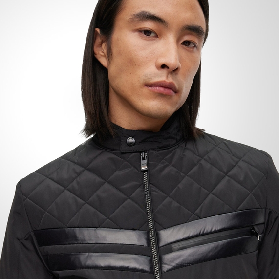 JAQUETA MASCULINA BOMBER CHANAN PRETA BOSS