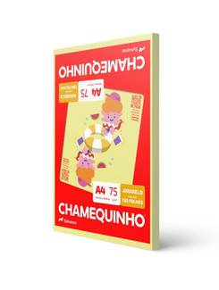 PAPEL CHAMEQUINHO  75G 100FLS - AMARELO - UN - CHAMEX