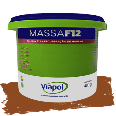 MASSA PARA MADEIRA F12 JATOBA 400g