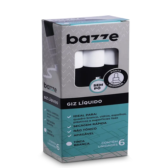 GIZ LIQUIDO  - BRANCO - CX 06 - BAZZE