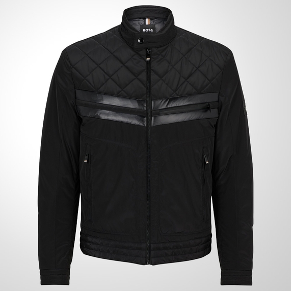 JAQUETA MASCULINA BOMBER CHANAN PRETA BOSS