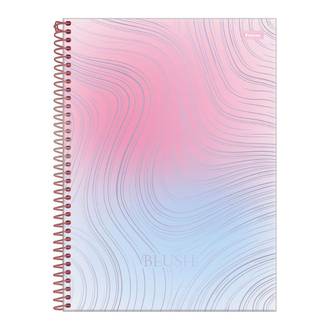 CADERNO UNIV CAPA DURA 1X1 80FLS - BLUSH - UN - FORONI