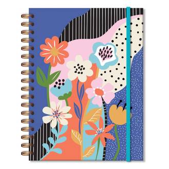 CADERNO COLEGIAL 1X1 7444 - JARDIM DAS CORES - UN - FINA IDEIA