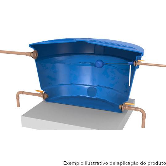 TORNEIRA BOIA PARA CAIXA D´ÁGUA COM FLANGE 1/2 E 3/4 BLUKIT REF. 191401