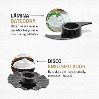 MULTIPROCESSADOR TURBO CHEF MPN-01-BF -127V - 1000W - 9EM1 - PRETO - UN - MONDIAL