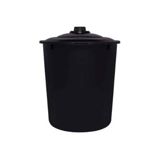 CESTO DE LIXO C/TAMPA 7,5L - 3068 - PRETO - UN - JAGUAR