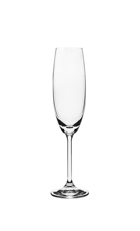 Taça de Cristal Titânio Bohemia para Espumante 220ml