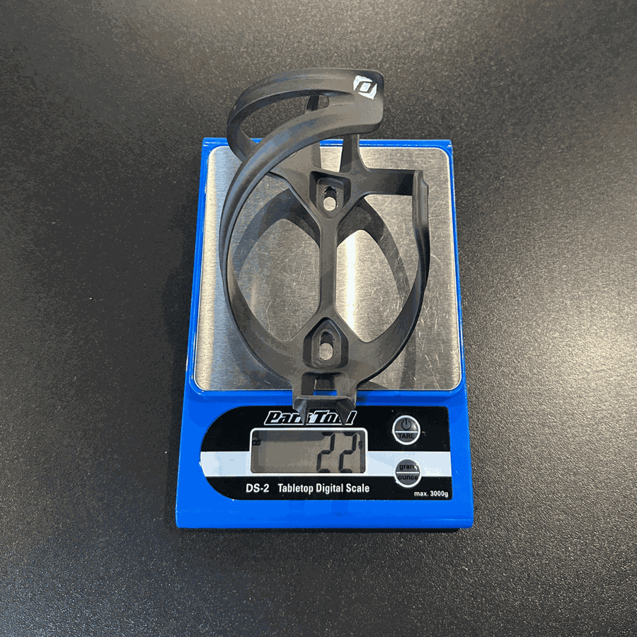 Suporte de Garrafa Syncros em carbono Tailor Cage 1.0 Direito Preto E Branco