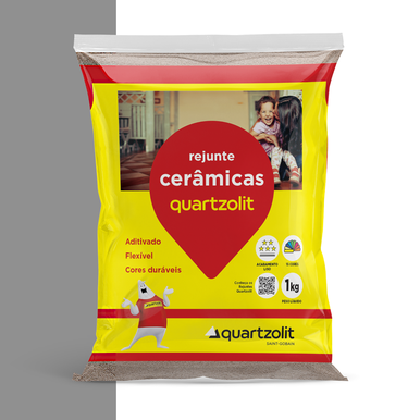 REJUNTE CERÂMICAS QUARTZOLIT CINZA ÁRTICO 1.0KG
