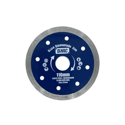 DISCO DIAMANTADO DINAC 110mm LISO