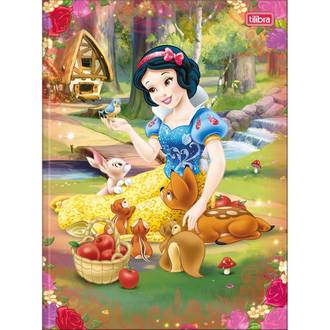 CADERNO BROCHURAO CAPA DURA 80FLS - 308811 - PRINCESAS - UN - TILIBRA