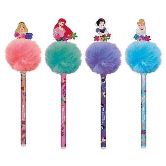 CANETA GEL PRINCESAS POMPOM 0.7MM - 909749 - DPL 12 - TRIS