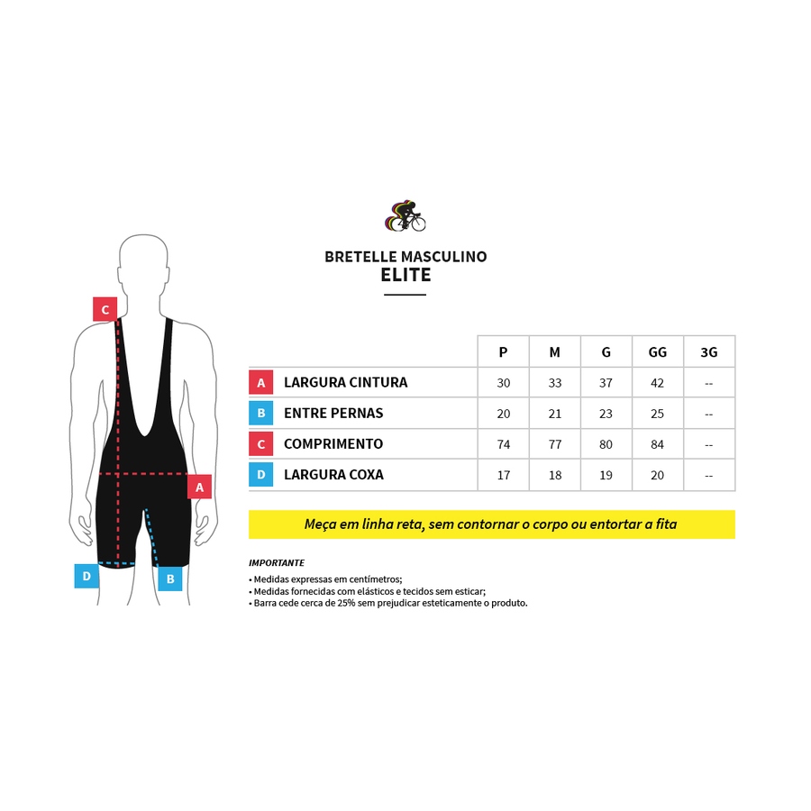 Bretelle Ert Coleção Elite Masculino Preto
