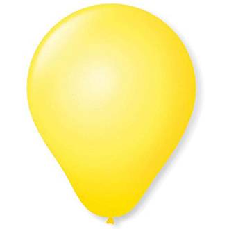 BALAO 6,5 LISO BASIC C/50  - AMARELO - UN - SAO ROQUE