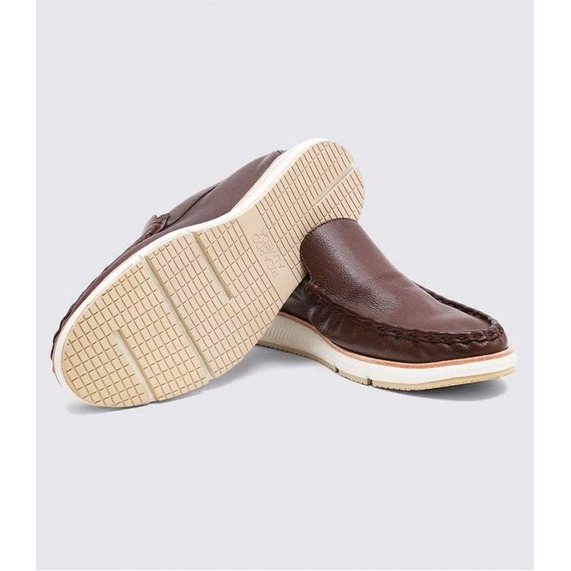 MOCASSIM COSTURA MANUAL MARROM ESCURO RICARDO ALMEIDA