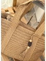 BOLSA TOTE CLÁSSICA PALHA MARROM - 2