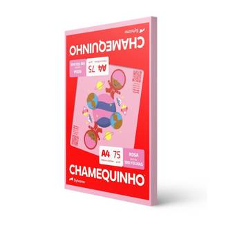 PAPEL CHAMEQUINHO  75G 100FLS - ROSA - CX 25 - CHAMEX