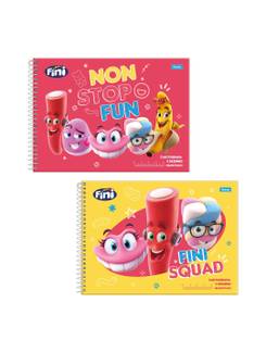 CADERNO DESENHO CAPA DURA 80FLS - ESPIRAL - FINI - UN - FORONI