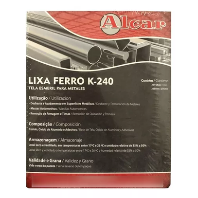 LIXA FERRO 240K 040 ALCAR(25)