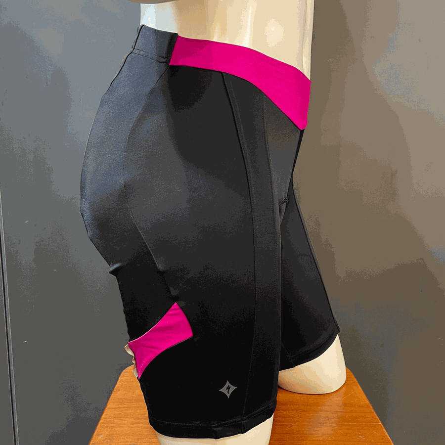 Shorts Original Specialized RBX Sport Feminina Preta E Rosa
